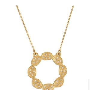 Melinda Maria Ashley Gold and Pave Pendant Necklace